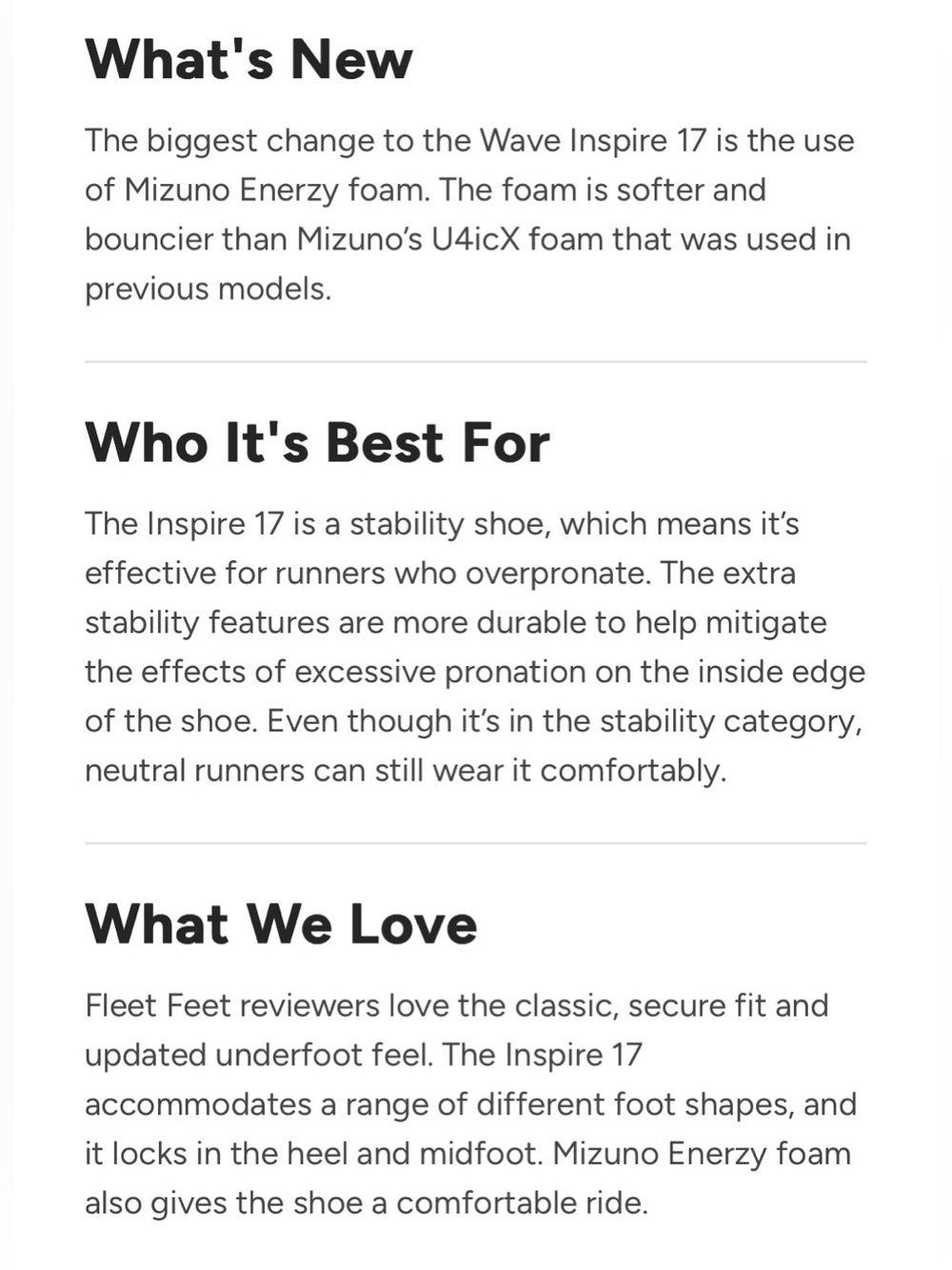 Mizuno Wave Inspire 17 Women’s Running Shoes - Picture 14 of 15